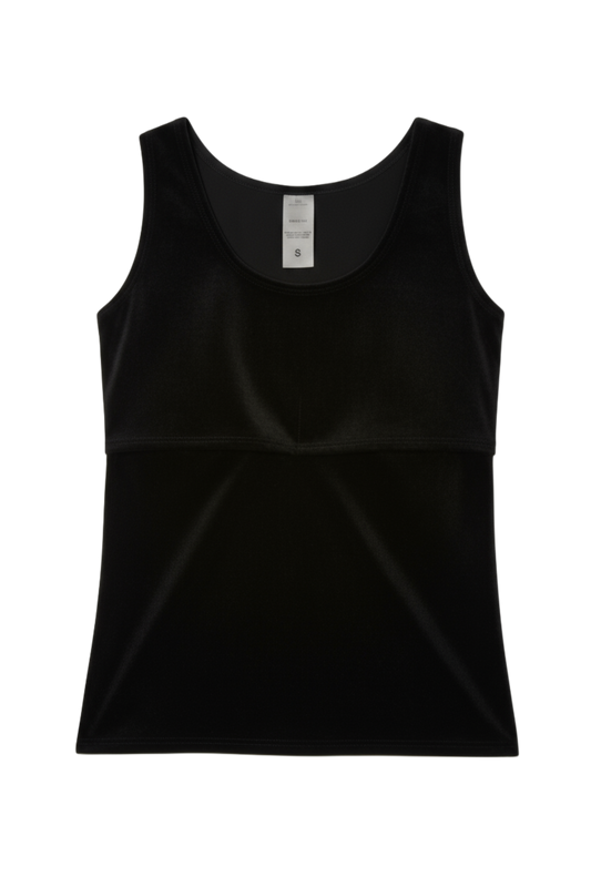 The Luxe Black Velour Snuggly Shirt